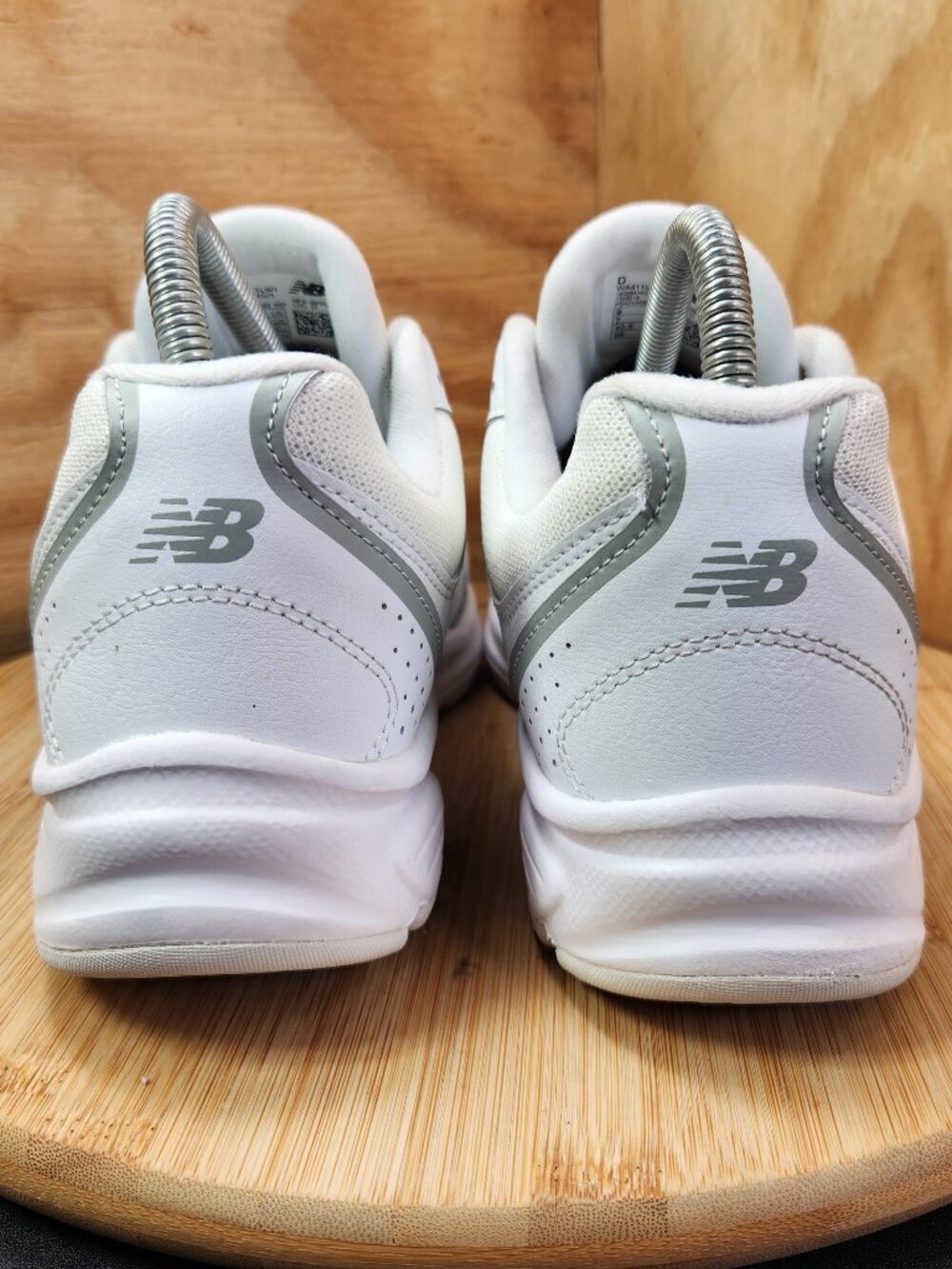 New Balance 411 V1 Womens White Walking Shoes Sneakers Size 9 Wide - Picture 5 of 10